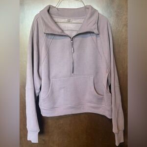 Danskin Light Purple Cropped Athletic Sweatshirt